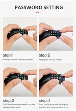 Load image into Gallery viewer, Durable 4-Digit Password Bicycle Lock
