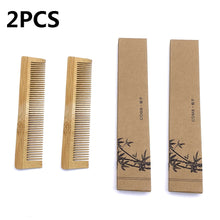 Load image into Gallery viewer, Eco-Friendly 2X Bamboo Combs
