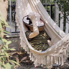Load image into Gallery viewer, Bohemian Style – Long Tassel Canvas Hammock