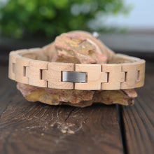 Load image into Gallery viewer, BOBO BIRD High Quality Wooden Water Resistant P16 Women's Watch