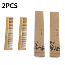 Load image into Gallery viewer, Eco-Friendly 2X Bamboo Combs
