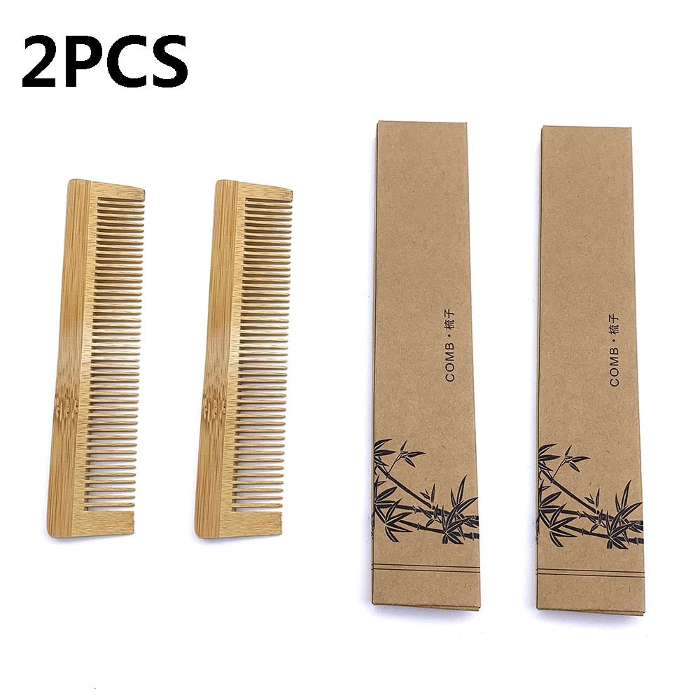 Eco-Friendly 2X Bamboo Combs