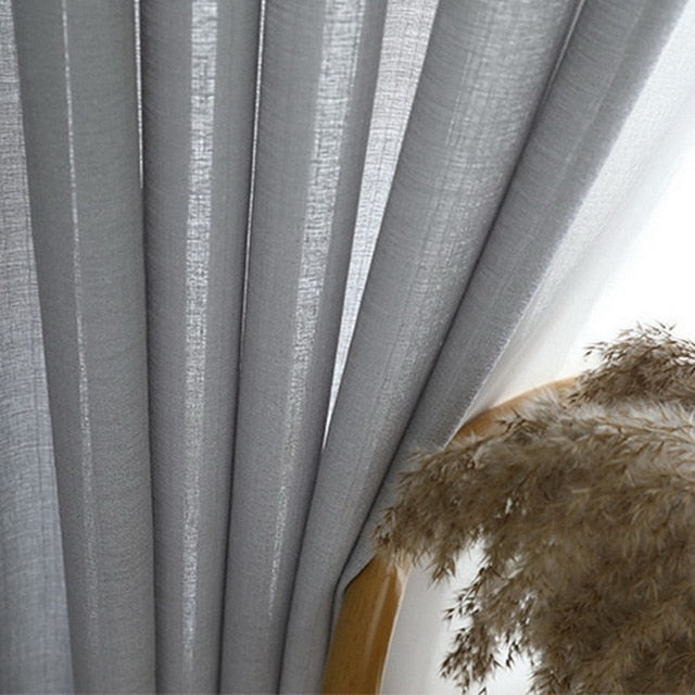 Japanese Style Linen Curtain