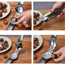 Load image into Gallery viewer, Durable Metal Walnut &amp; Chestnut Nut Cracker
